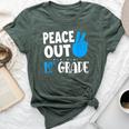 Peace Out 12Th Grade Graduation Last Day School Student Bday Bella Canvas T-shirt Heather Forest