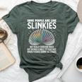 Some People Are Like Slinkies Sarcastic Graphic Bella Canvas T-shirt Heather Forest