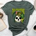 Philodendron House Plant Lover Skull Aroids Head Planter Bella Canvas T-shirt Heather Forest