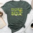Pickle Slut Groovy Sarcastic Saying Girl Loves Pickles Bella Canvas T-shirt Heather Forest