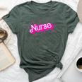 Pink Retro Nurse Appreciation Nursing Profession Rn Lpn Np Bella Canvas T-shirt Heather Forest
