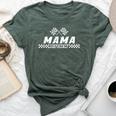 Pit Crew Mama Birthday Costume For Race Car Parties Bella Canvas T-shirt Heather Forest