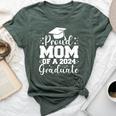 Proud Mom Of A 2024 Graduate Graduation Family 2024 Bella Canvas T-shirt Heather Forest