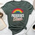 Providence Pride Lgbt Lesbian Gay Bisexual Rainbow Lgbtq Bella Canvas T-shirt Heather Forest