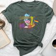Rainbow Flag Cats Ramen Anime Gay Pride Month Lgbtq Ally Bella Canvas T-shirt Heather Forest