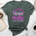 Realtor House Hustler Real Estate Agent Advertising Bella Canvas T-shirt Heather Forest