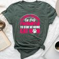 Retired Teacher Cat Lover Mom Retirement Life Graphic Bella Canvas T-shirt Heather Forest