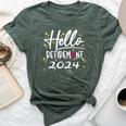 Retirement For 2024 Retired 2024 Women Bella Canvas T-shirt Heather Forest