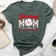 Retro Baseball Mom Like A Normal Mom But Louder And Prouder Bella Canvas T-shirt Heather Forest
