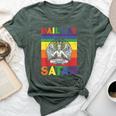 Retro Lgbt Rainbow Flag Hail Gay Satan Lgbt Goth Gay Pride Bella Canvas T-shirt Heather Forest