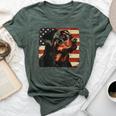 Rottweiler Dog Usa Patriotic Fourth Of July Women Bella Canvas T-shirt Heather Forest