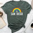 San Diego California Lgbt Gay Pride Rainbow Bella Canvas T-shirt Heather Forest