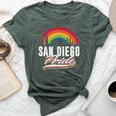 San Diego Pride Lgbt Lesbian Gay Bisexual Rainbow Lgbtq Bella Canvas T-shirt Heather Forest