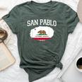 San Pablo Ca California Flag Vintage Usa Sports Women Bella Canvas T-shirt Heather Forest