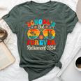 Schools Out Forever Retirement Teacher Retired Last Day Bella Canvas T-shirt Heather Forest