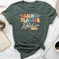 Science Teacher Rocks Back To School Women Bella Canvas T-shirt Heather Forest