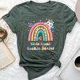 Scouts For Girls Cookie Dealer Rainbow And Unicorn Bella Canvas T-shirt Heather Forest