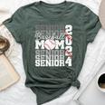 Senior Mom 2024 Baseball Class Of 2024 Graduation 2024 Bella Canvas T-shirt Heather Forest