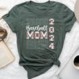 Senior Mom 2024 Class Of 2024 Baseball Mom Graduation 2024 Bella Canvas T-shirt Heather Forest