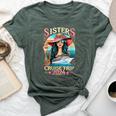 Sisters Cruise Trip 2024 Sister Cruising Vacation Trip Bella Canvas T-shirt Heather Forest
