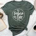 Sisters Trip 2024 Memories Girl Trip Friends Vacation Retro Bella Canvas T-shirt Heather Forest