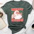 Skater Christmas Rizz Meme Merry Rizzmas For Skater Girl Bella Canvas T-shirt Heather Forest