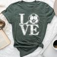 Soccer 13 Soccer Mom Dad Favorite Player Jersey Number 13 Bella Canvas T-shirt Heather Forest