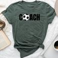 Soccer Coach Mom Soccer Coach Dad Soccer Coach Bella Canvas T-shirt Heather Forest