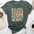 In My Soccer Mom Era Groovy Soccer Mom Life Bella Canvas T-shirt Heather Forest