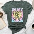 In My Soccer Mom Era Tie Dye Groovy Bella Canvas T-shirt Heather Forest