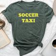 Soccer Taxi For Mom And Dad Of Travel Soccer Player Bella Canvas T-shirt Heather Forest