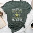 Soldiers Don't Brag Moms Do-Proud Army Infantry Mom Army Bella Canvas T-shirt Heather Forest