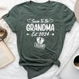 Soon To Be Grandma Again Est 2024 New Mom Bella Canvas T-shirt Heather Forest