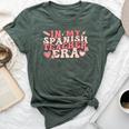 In My Spanish Teacher Era Groovy Spanish Teacher Bella Canvas T-shirt Heather Forest