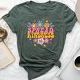 Spread Kindness Groovy Hippie Flowers Anti-Bullying Kind Bella Canvas T-shirt Heather Forest