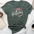 Squarebody Truck City Scene 80'S Square Body C10 Truck Bella Canvas T-shirt Heather Forest