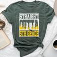 Straight Outta 5Th Grade Graduation Teachers Boys Girls Bella Canvas T-shirt Heather Forest