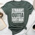 Straight Outta Eighth Grade Graduation Class 2028 8Th Grade Bella Canvas T-shirt Heather Forest