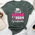 Super Proud Mom Of 2024 Kindergarten Graduate Awesome Family Bella Canvas T-shirt Heather Forest