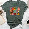 Tacos And Tequila Cinco De Mayo Groovy Mexican Drinking Bella Canvas T-shirt Heather Forest