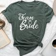 Team Bride Bachelorette Party Bridal Party Matching Bella Canvas T-shirt Heather Forest