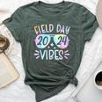Tie Dye Field Day Vibes For Teacher Kid Field Day 2024 Bella Canvas T-shirt Heather Forest