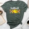 Tie Dye Softball Mom Softball Game Day Vibes Bella Canvas T-shirt Heather Forest