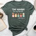 Tiny Humans Are My Favorite Nicu Mother Baby Unit Nurse Bella Canvas T-shirt Heather Forest