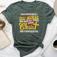 Never Underestimate A Icu Nurse Who Does All Things Bella Canvas T-shirt Heather Forest