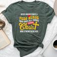 Never Underestimate A Peds Nurse Who Does All Things Bella Canvas T-shirt Heather Forest