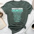 Understanding Engineers Mechanical Sarcastic Engineering Bella Canvas T-shirt Heather Forest