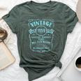 Vintage 65Th Birthday Well-Oiled Machine Since 1959 Bella Canvas T-shirt Heather Forest