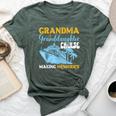Vintage Grandma Granddaughter Cruise 2024 Memories Bella Canvas T-shirt Heather Forest