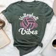 Volleyball Vibes Volleyball For Girls Ns Women Bella Canvas T-shirt Heather Forest